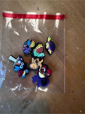 Lot of 8 Nature Shoe Charms Jibbitz Style Turtle Mushrooms Ladybug Octopus